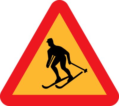 ryanlerch Skiier Sign