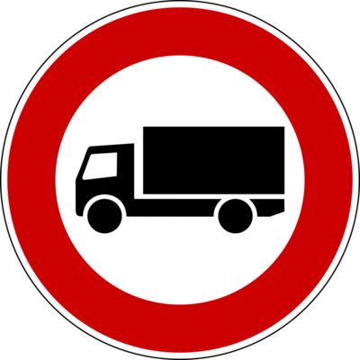 Truck crossing