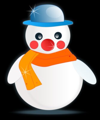 snowman glossy