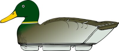 johnny automatic duck decoy  side view