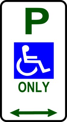 Leomarc sign disabled parking