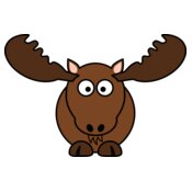 lemmling Cartoon moose