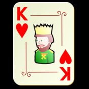 nicubunu Ornamental deck King of hearts