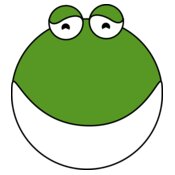 ikabezier cute frog head