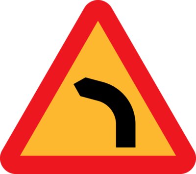 ryanlerch Dangerous bend bend to left