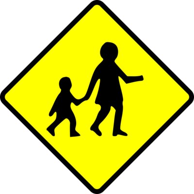 Leomarc caution children crossing
