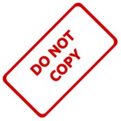 Merlin2525 Do Not Copy Business Stamp 1