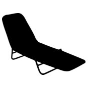 beach chair silhouette 2  2 