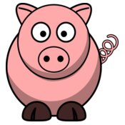 bloodsong Pig RoundCartoon  2 