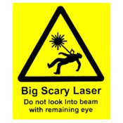 wrywry scary laser