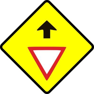 Leomarc caution give way sign