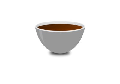 mokush Realistic Coffee cup   Front 3D view