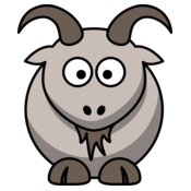 lemmling Cartoon goat