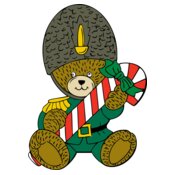 johnny automatic Christmas guard bear