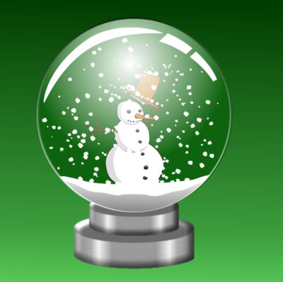 snow globe   snowman