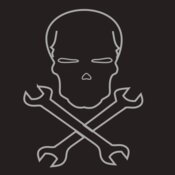 skull and cross wrenches icon 2