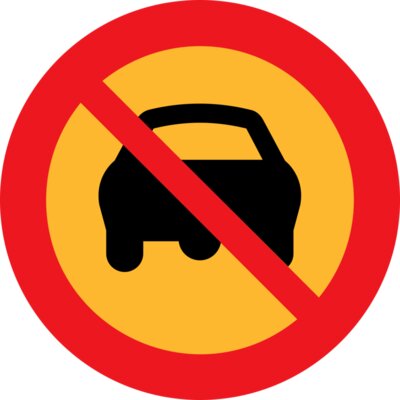 ryanlerch no cars sign