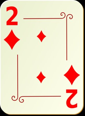 nicubunu Ornamental deck 2 of diamonds