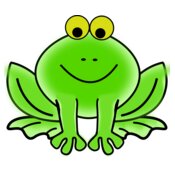 frog pixabella Green Valentine Frog
