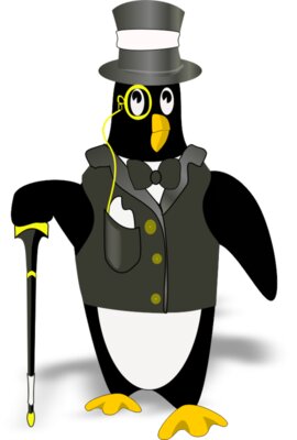 Gentleman penguine