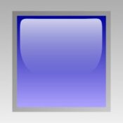 led square blue