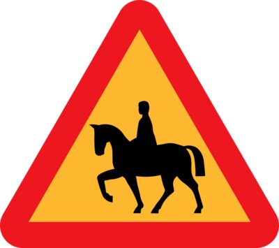ryanlerch Horserider roadsign