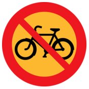 ryanlerch No Bicycles roadsign
