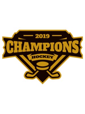 Champions Hockey logo template