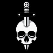 Elements Skull logo template 07