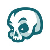 Elements Skulls logo template 91