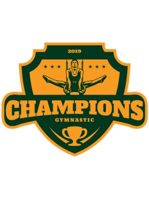 Champions Gymnastic logo template